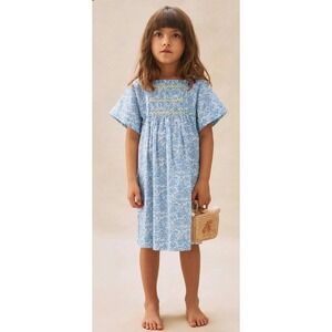 Bonpoint Paysanne smocked dress made with Liberty fabrics Sz 10 NWT.
